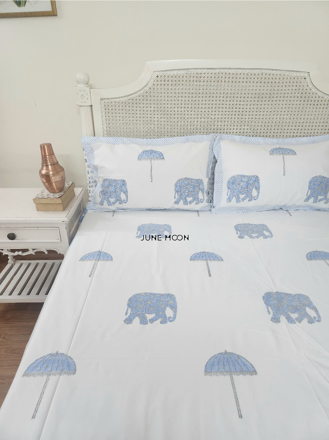 Soft Sanctuary - Block Printed Bedsheet Set