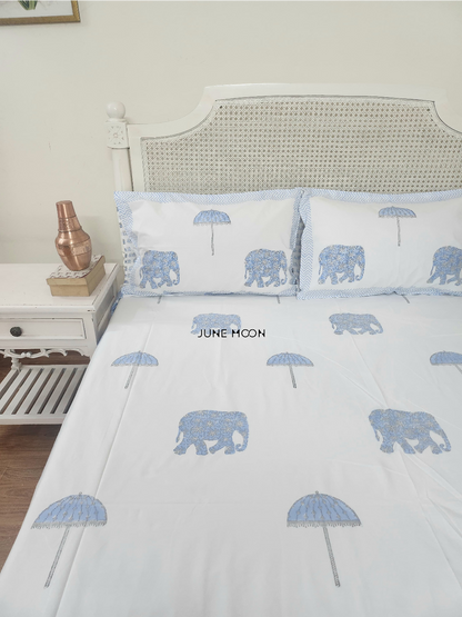 Soft Sanctuary - Block Printed Bedsheet Set