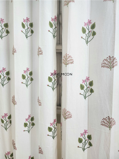Mrs. Grace - Block Printed Curtains