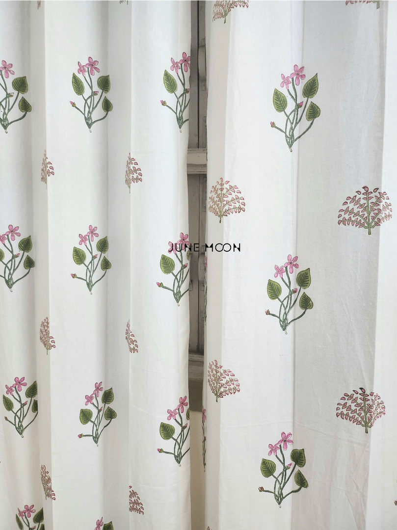 Mrs. Grace - Block Printed Curtains