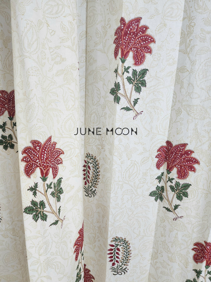 Veda - Block Printed Curtains