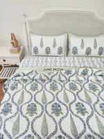Load image into Gallery viewer, Cool Cascades - Quilted Bedcover Set
