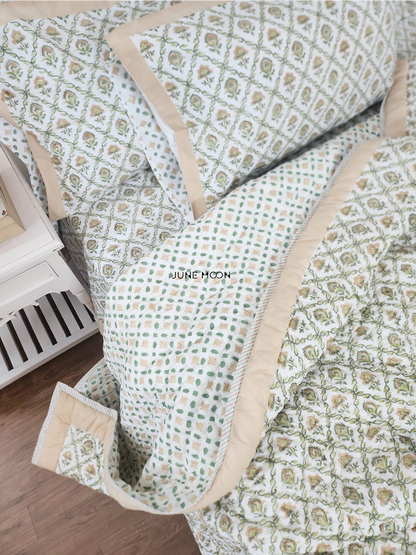 Albeli - Block Printed Muslin Quilt