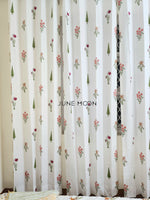 Load image into Gallery viewer, Summer Rouge - Block Printed Curtains
