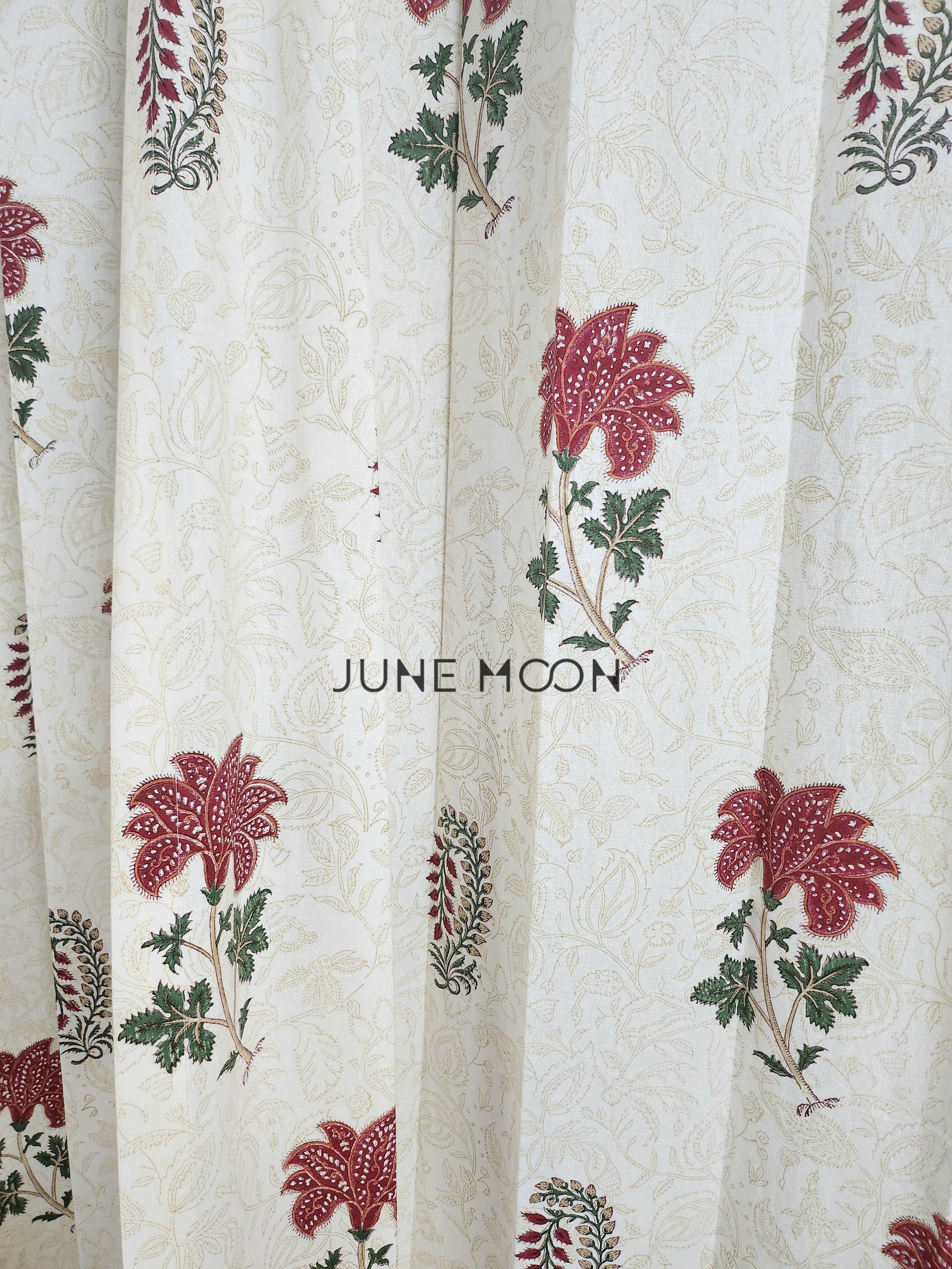 Veda - Block Printed Curtains