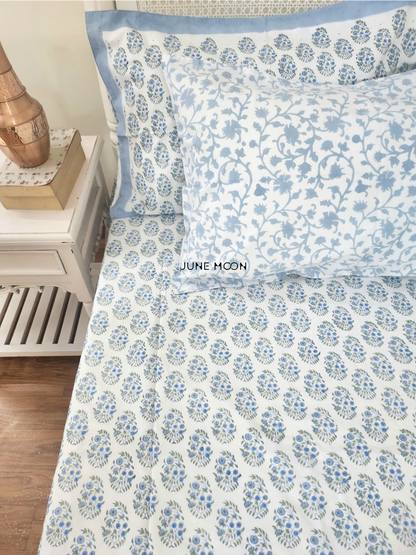 Jodhpur Diaries - Block Printed Bedsheet Set