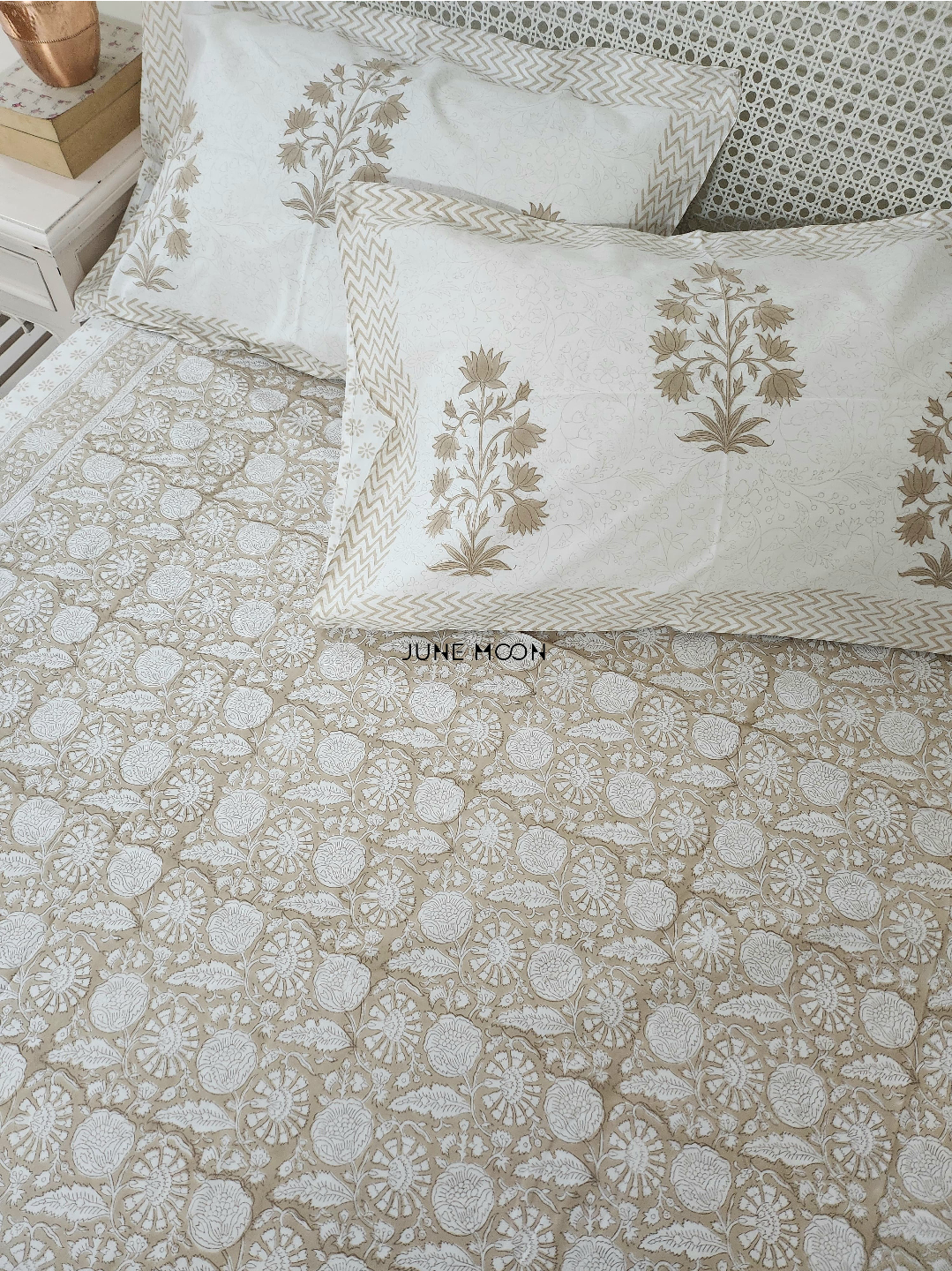 Saundh - Block Printed Bedsheet Set