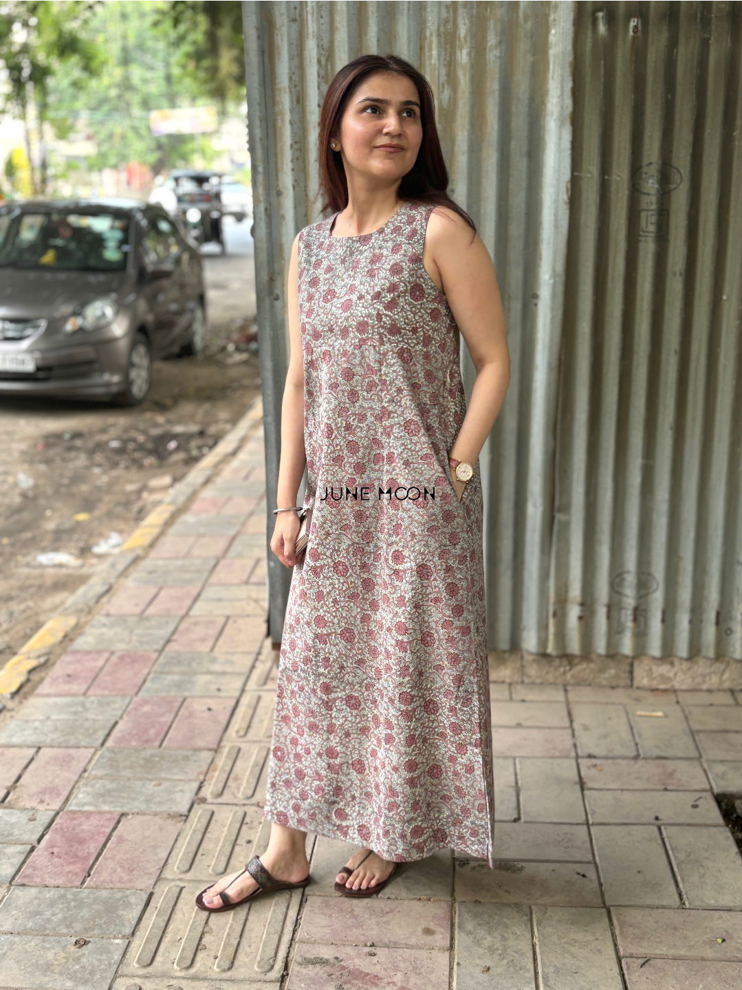 Kismet - Block Printed Cotton Dress
