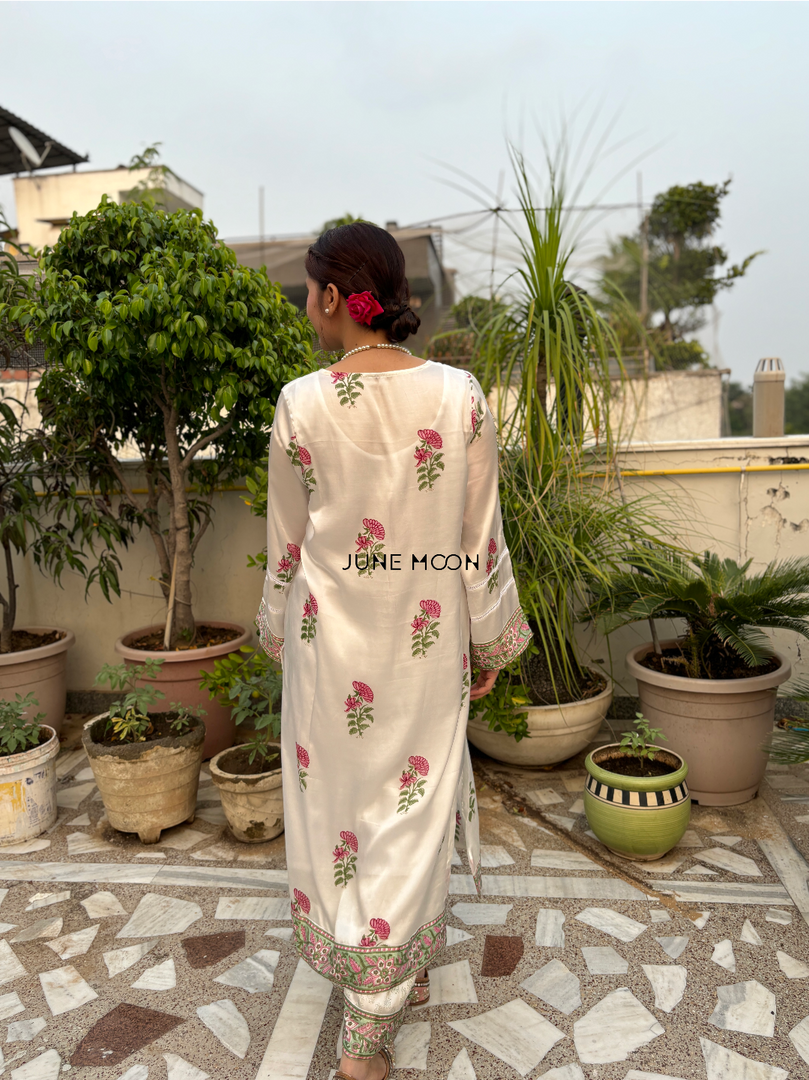 Heer - Block Printed Set of Kurta & Pants