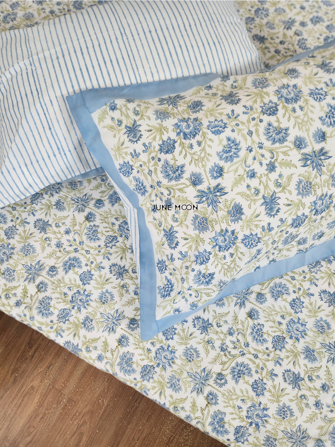 Delilah - Block Printed Bedsheet Set