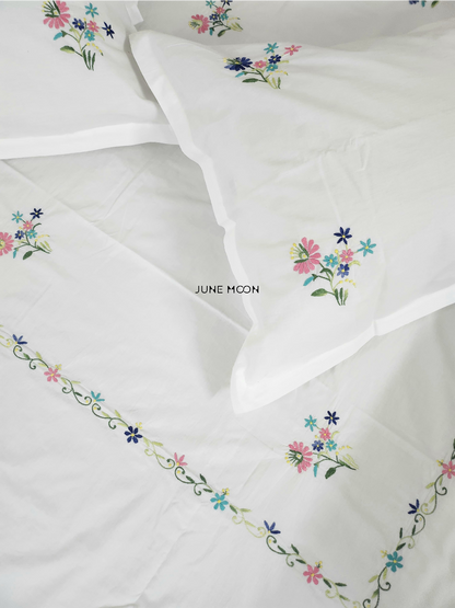 Shirley - Embroidered Bedsheet Set