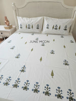 Load image into Gallery viewer, Chandni Bagh - Block Printed Bedsheet Set
