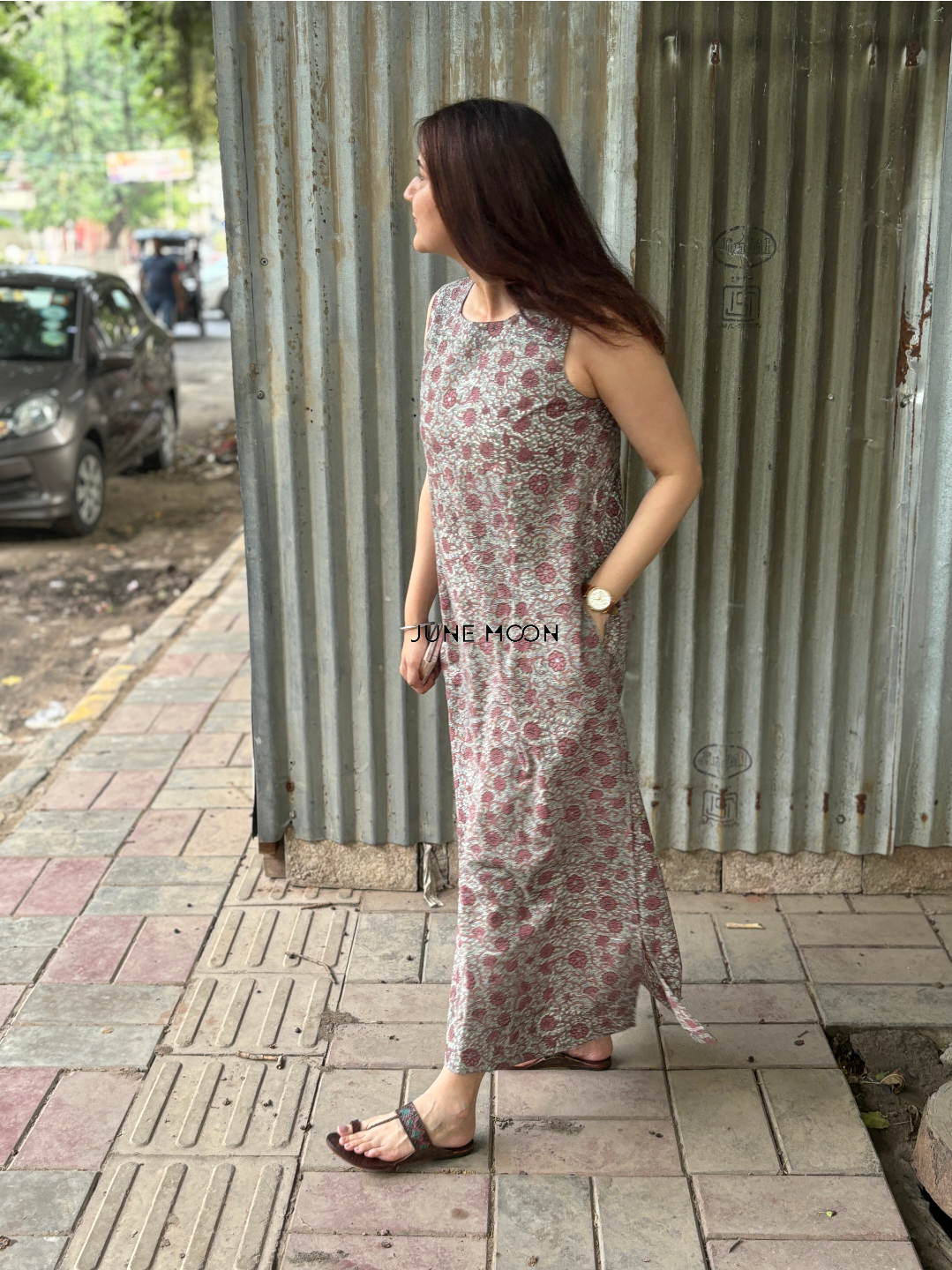 Kismet - Block Printed Cotton Dress