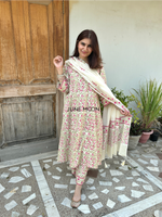 Load image into Gallery viewer, Dilnaaz - Block Printed Suit Set (Kurta, Pants &amp; Dupatta)
