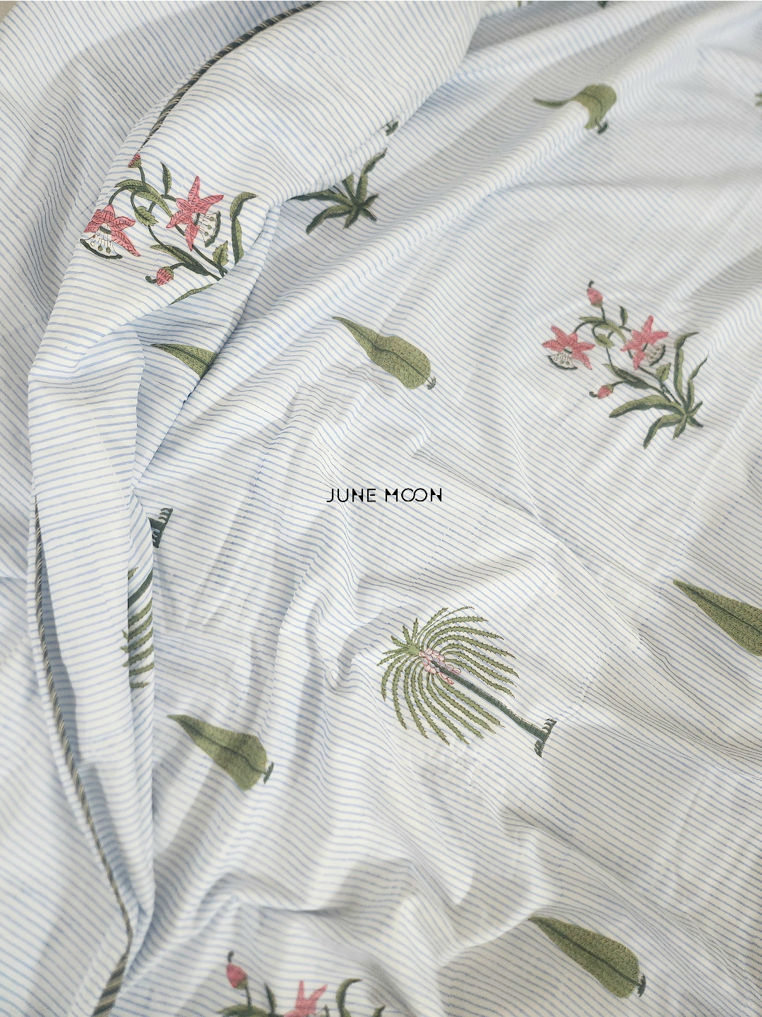 Rimjhim - Block Printed Muslin Dohar