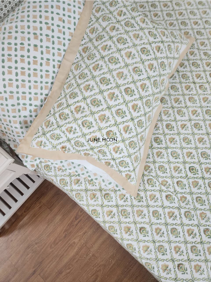 Albeli - Block Printed Bedsheet Set