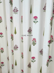 French Garden - Block Printed Curtains
