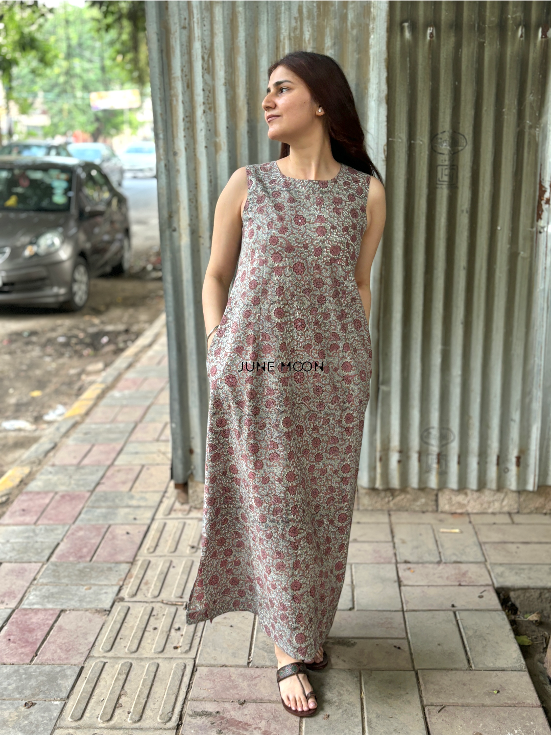Kismet - Block Printed Cotton Dress