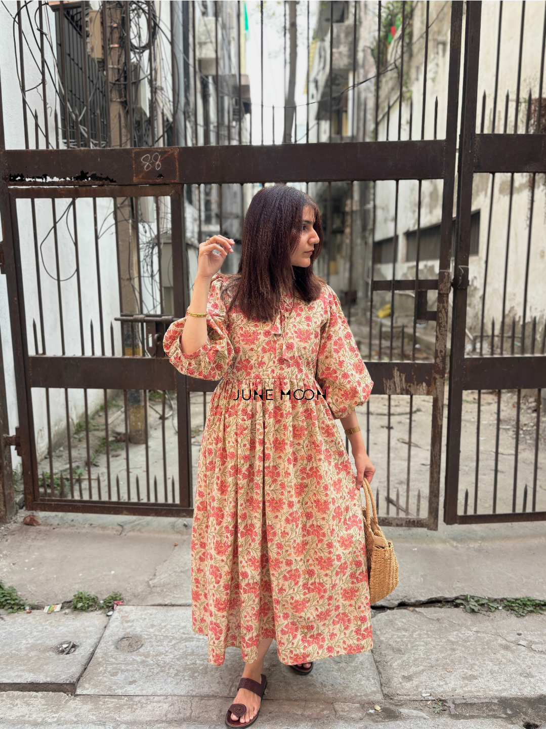 Princess Diaries - Block Printed Cotton Dress
