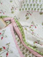 Load image into Gallery viewer, Calm Summer - Set of Quilt &amp; Bedsheet
