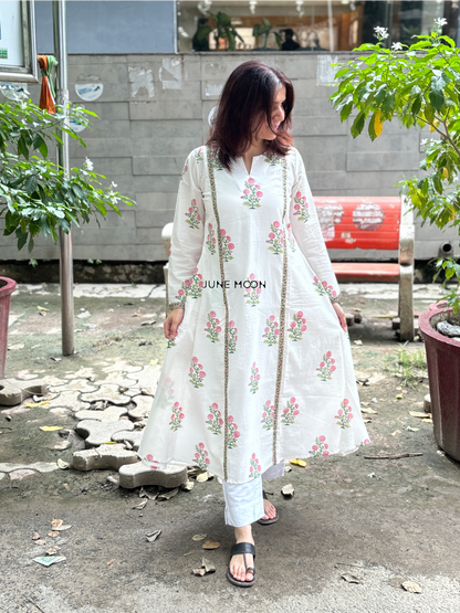 Mihika - Block Printed Cotton Kurta