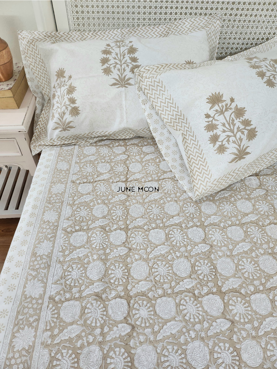 Saundh - Block Printed Bedsheet Set