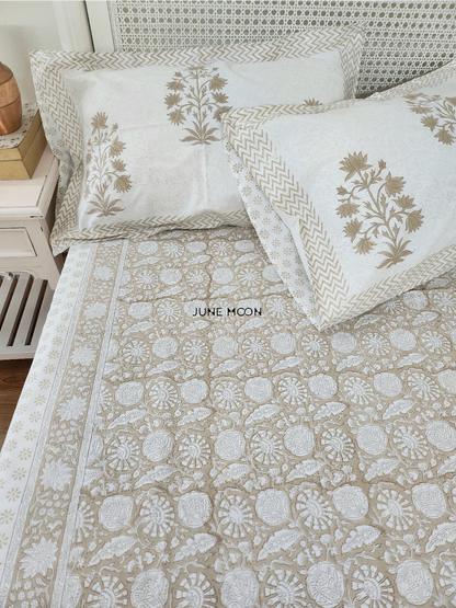 Saundh - Block Printed Bedsheet Set