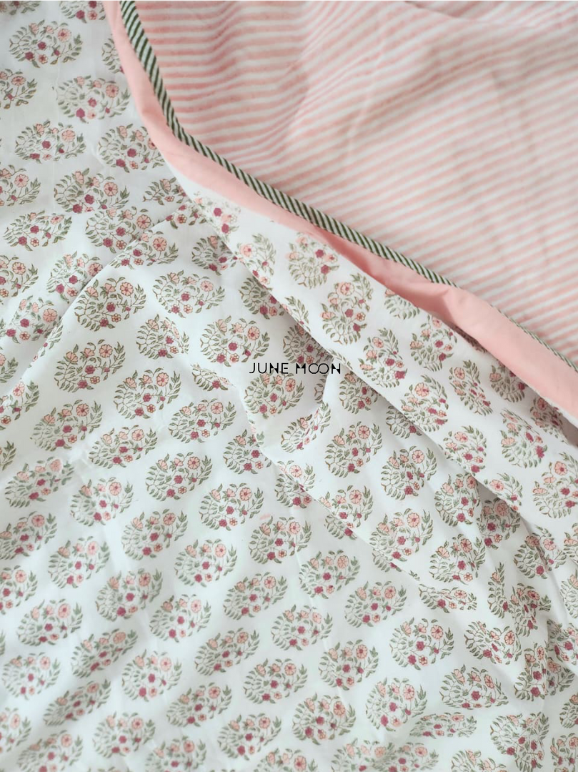 Nikhaar - Block Printed Muslin Dohar