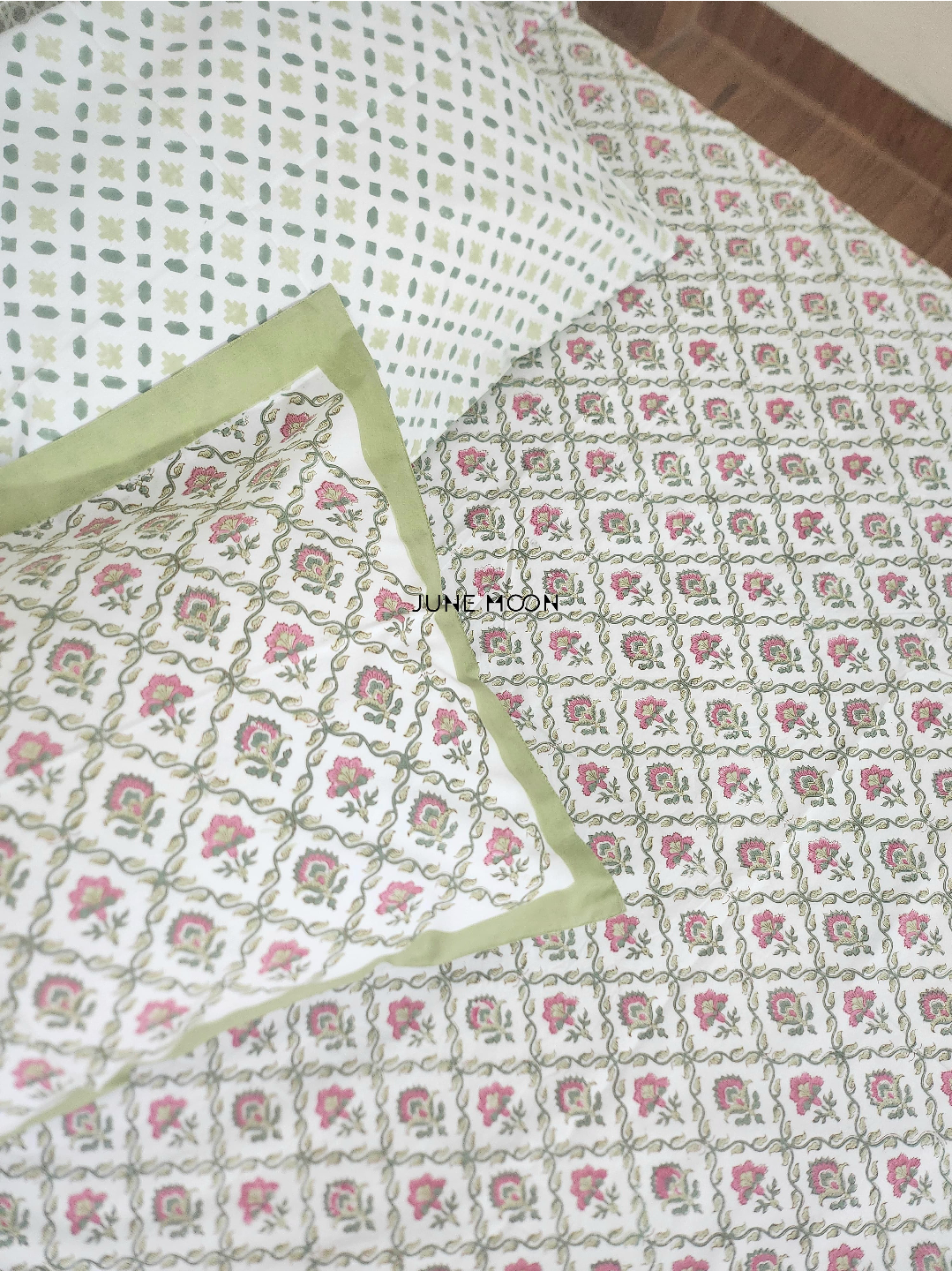 Manmohini - Block Printed Bedsheet Set