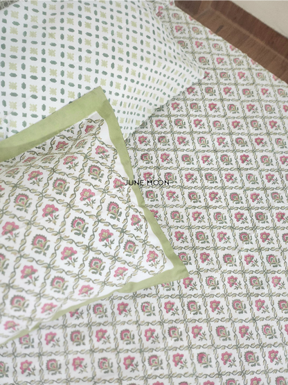 Manmohini - Block Printed Bedsheet Set