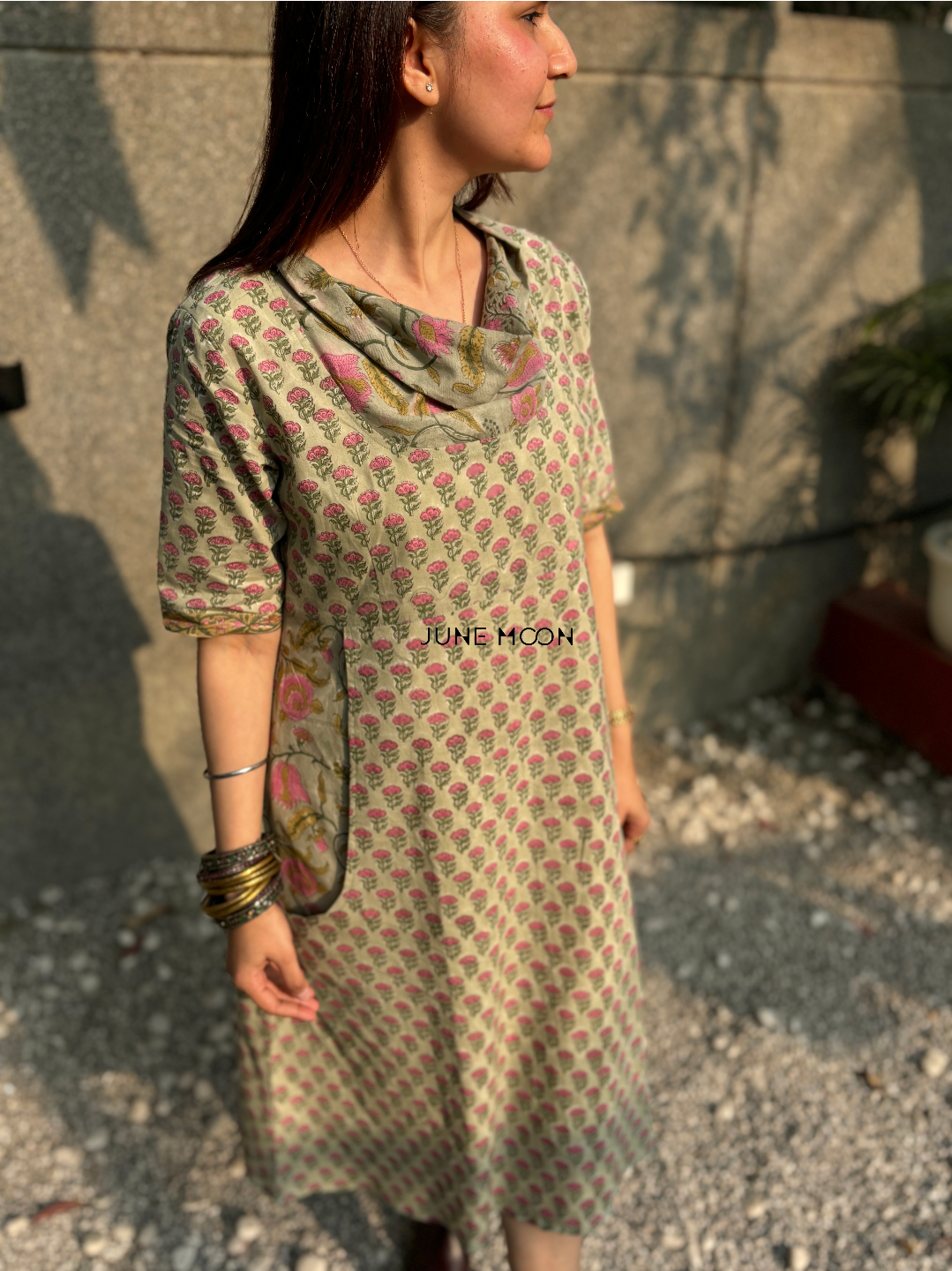 Blair - Block Printed Dress
