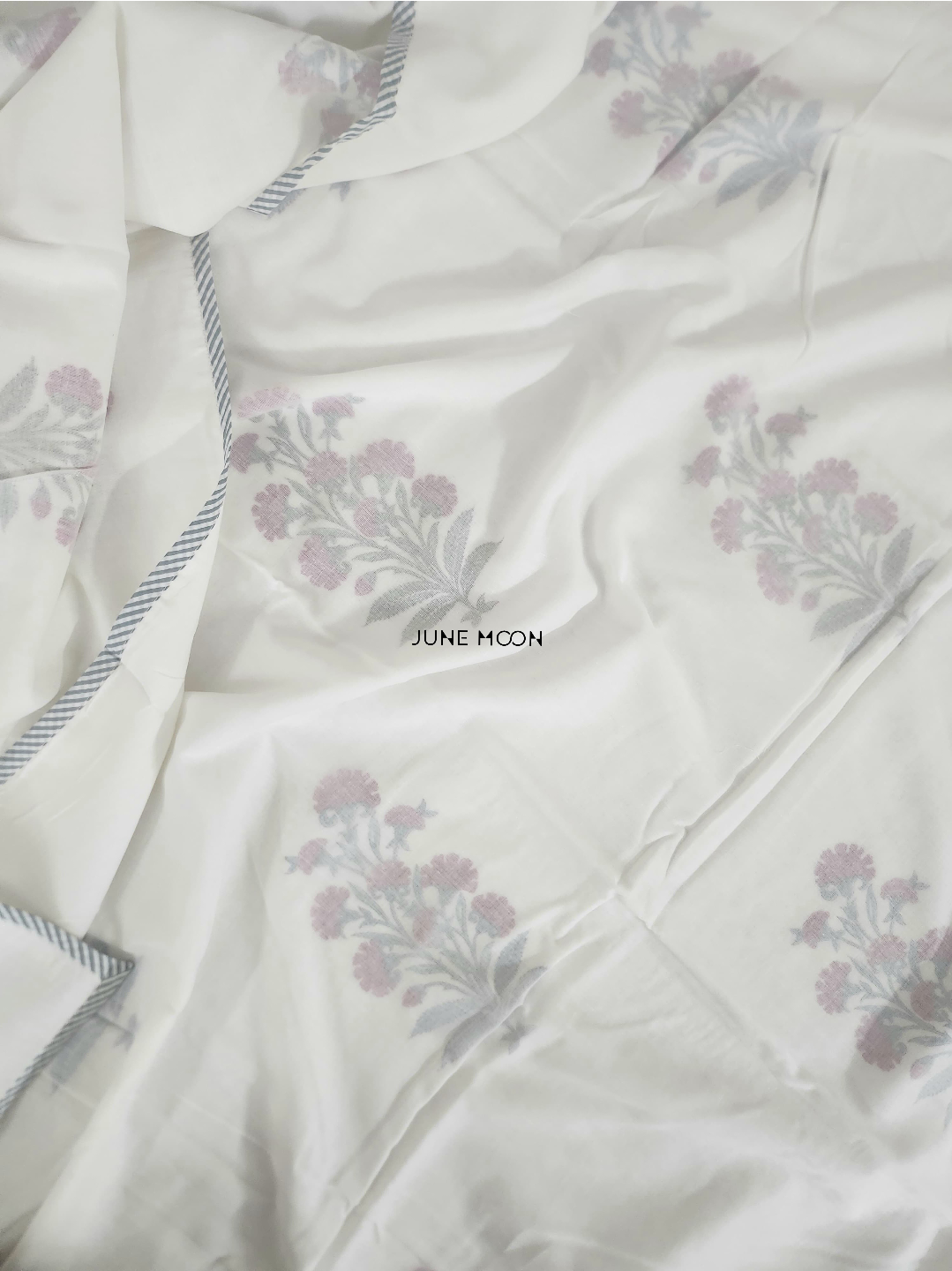 Saira - Block Printed Muslin Dohar