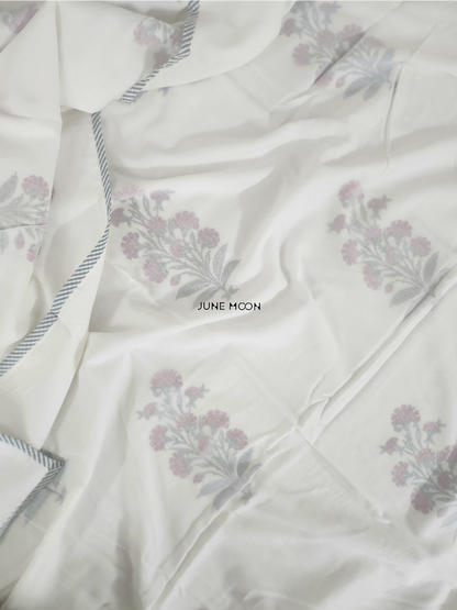 Saira - Block Printed Muslin Dohar