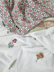 Shades of Grace - Block Printed Muslin Dohar