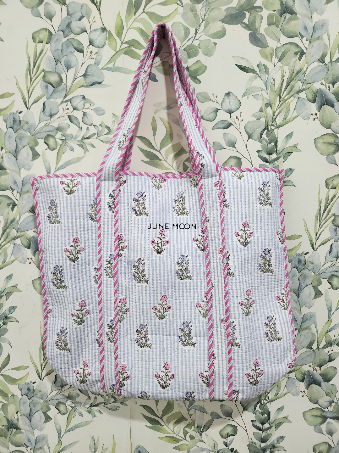 Roza - Block Printed Tote Bag
