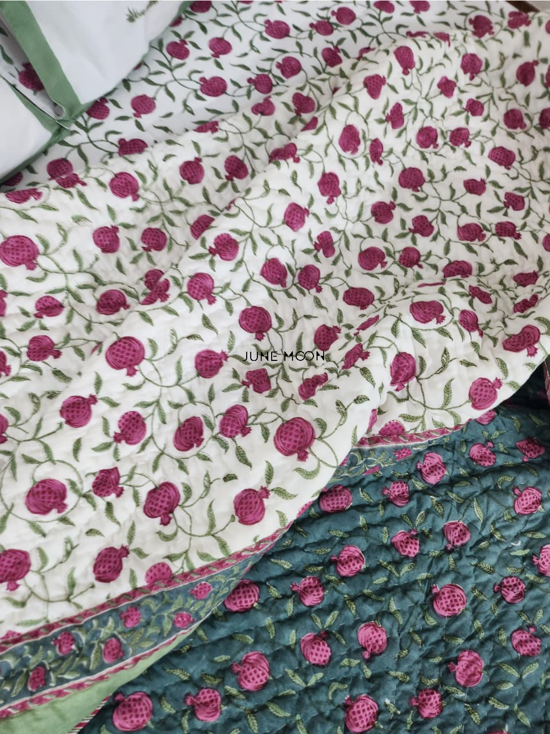 Kudrat - Block Printed Muslin Quilt