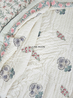 Load image into Gallery viewer, Sweet Melody - Block Printed Muslin Quilt (Cream Base)
