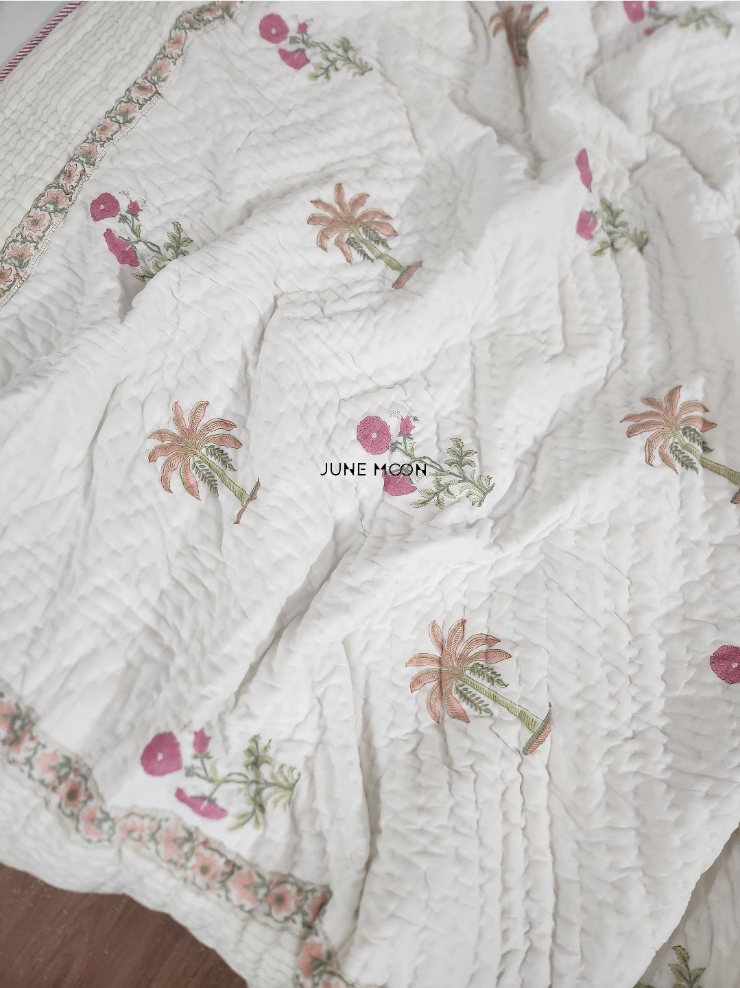 Vasundhara - Block Printed Muslin Quilt