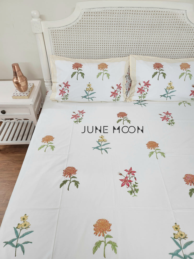 Candied Sun - Set of Quilt & Bedsheet