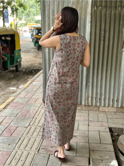 Kismet - Block Printed Cotton Dress