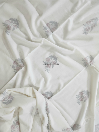 Pretty Peace - Block Printed Muslin Dohar