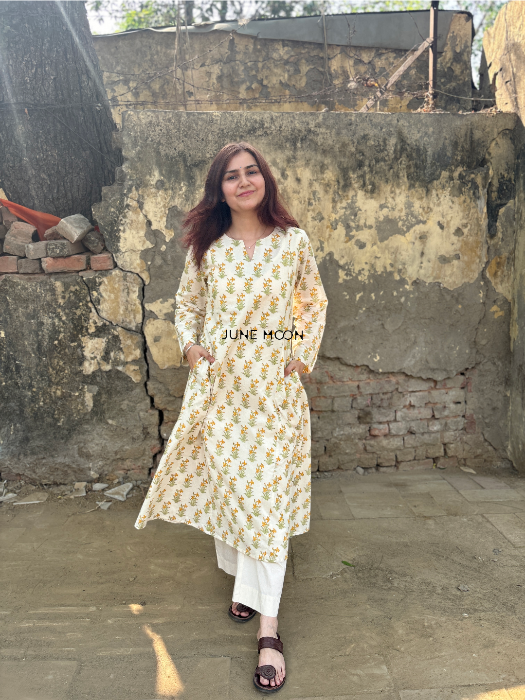Basanti - Block Printed Kurta