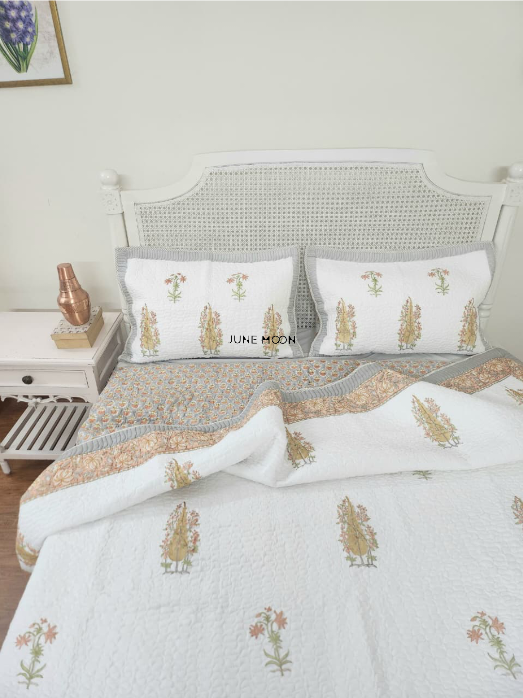 Mandarin Garden - Quilted Bedcover Set