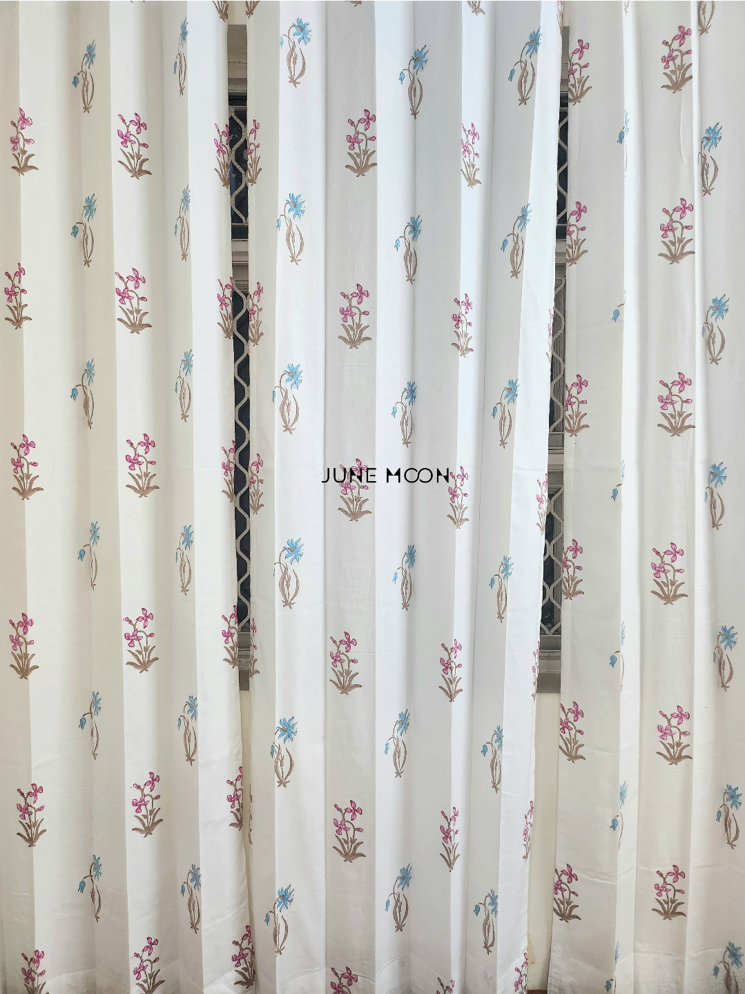 Song of Hope - Block Printed Curtains