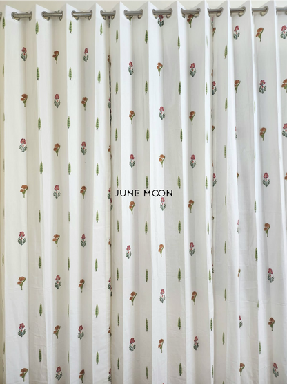 Shades of Grace - Block Printed Curtains