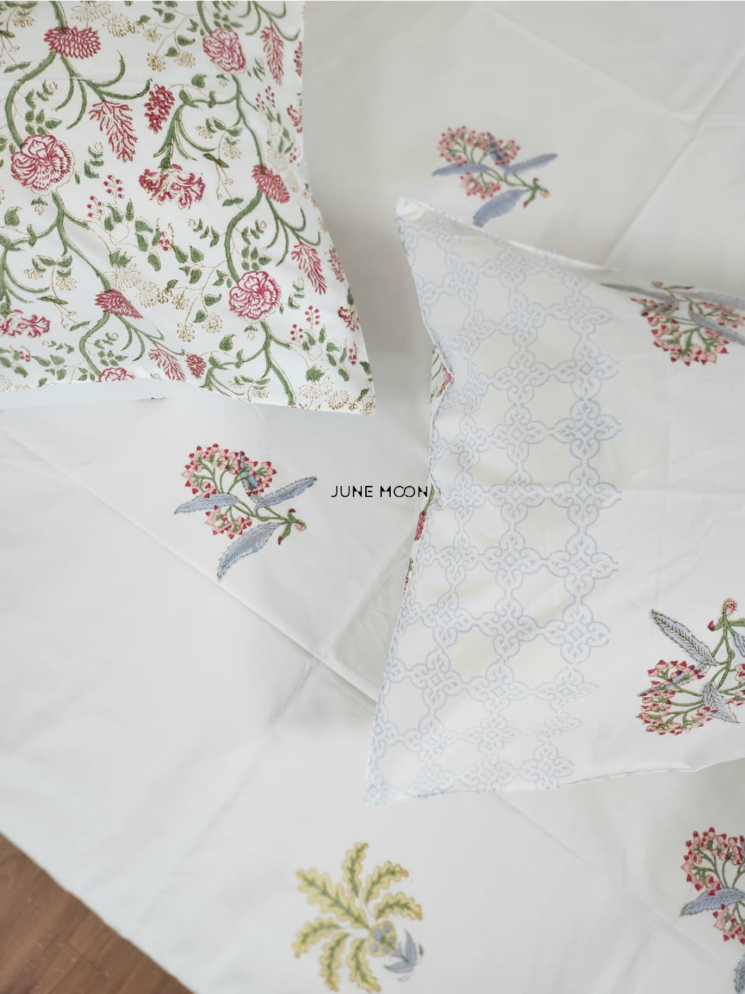 Noor - Block Printed Bedsheet Set