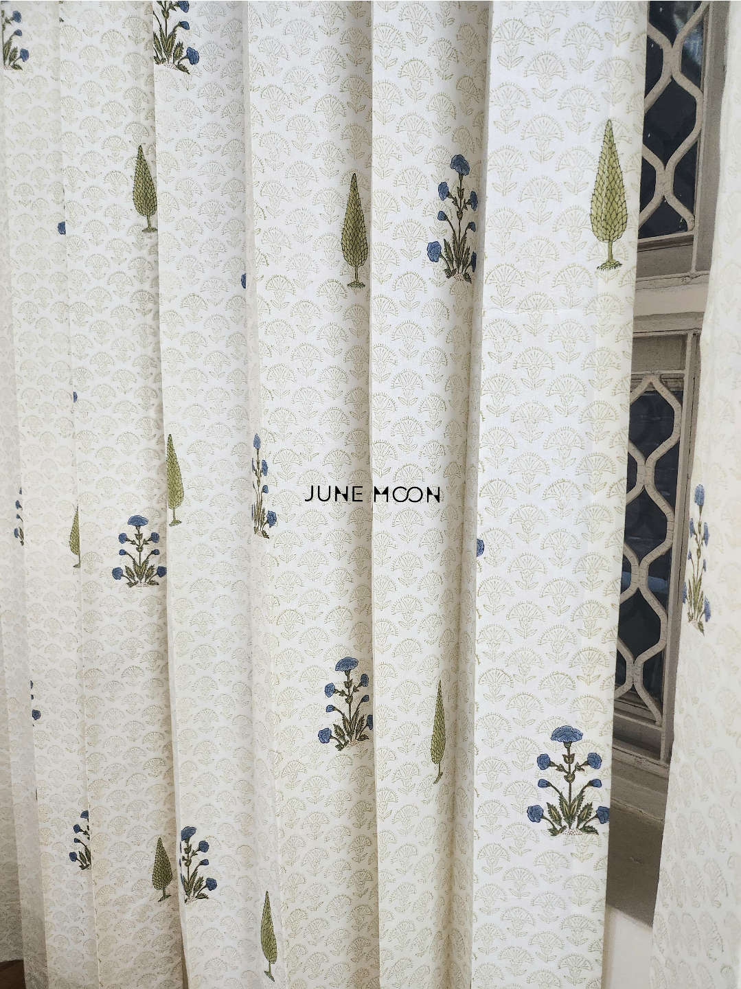 Chandni Bagh - Block Printed Curtains