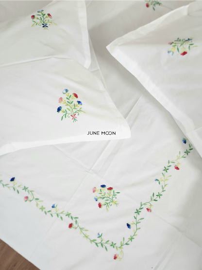 Anastasia - Embroidered Bedsheet Set