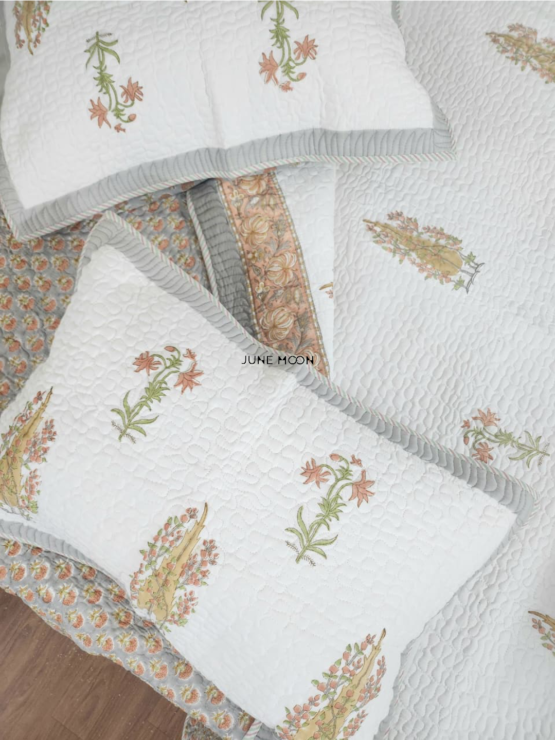 Mandarin Garden - Quilted Bedcover Set