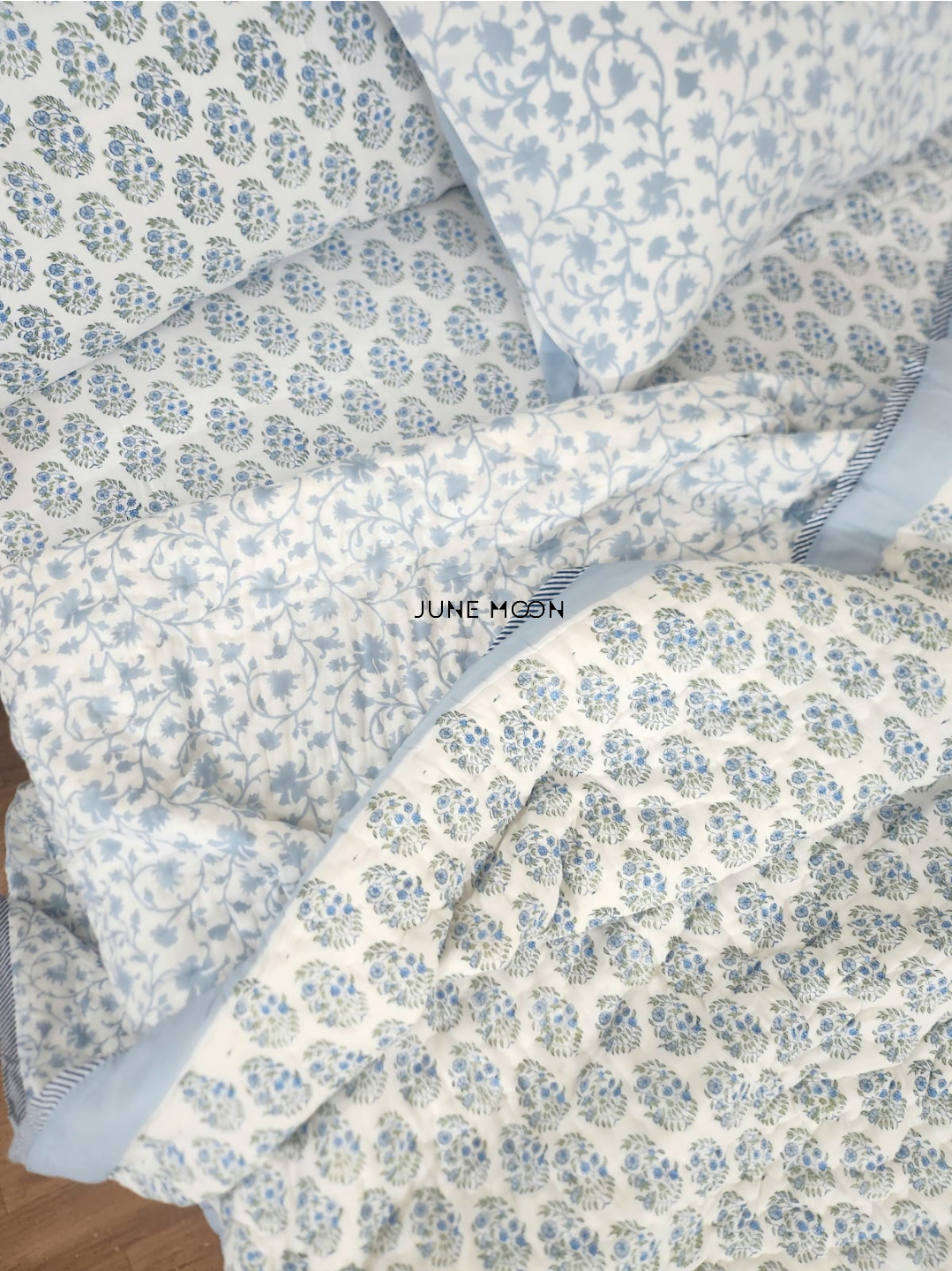 Jodhpur Diaries - Block Printed Muslin Quilt